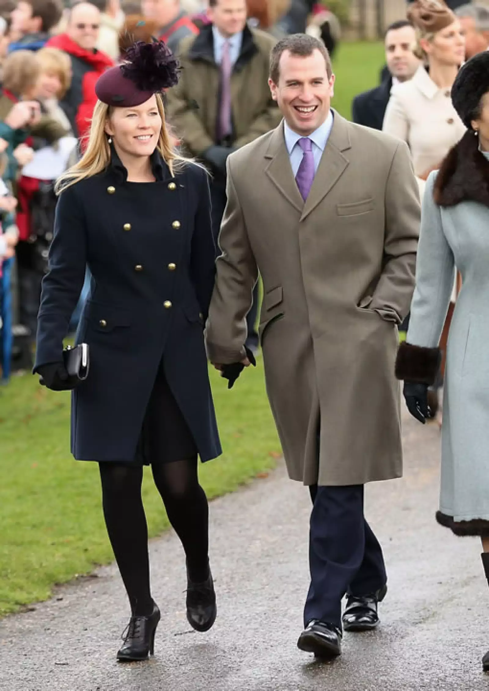 Autumn Phillips y Peter Phillips.