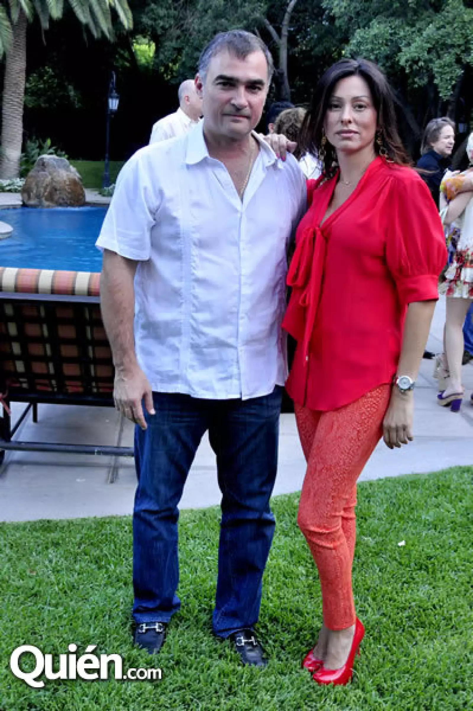 Ramón Flores y Claudia Terán de Flores