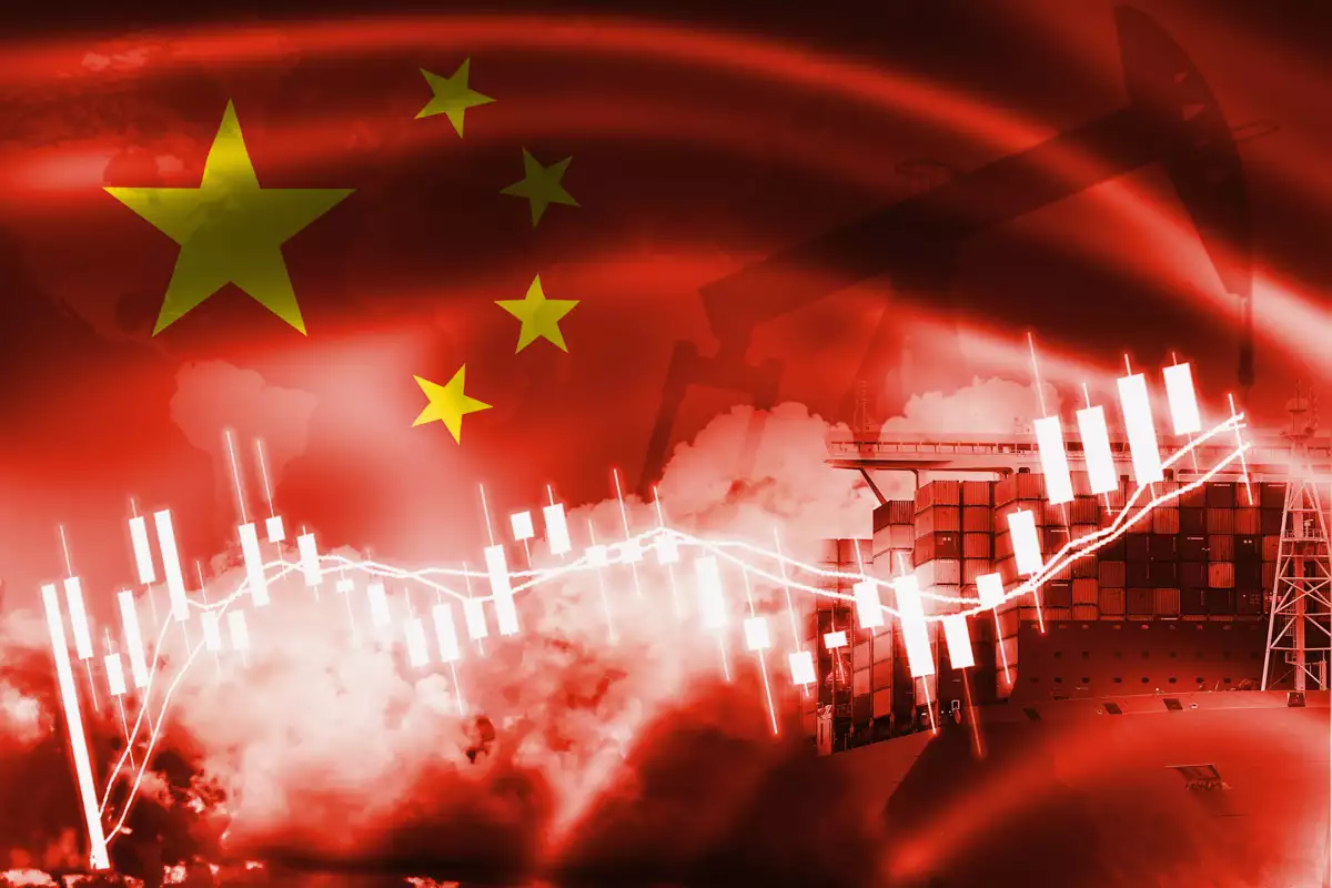 (imagen temática de indicadores bursátiles en China)
