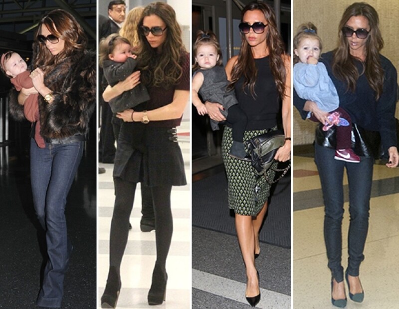 Los vestiditos grises son unos de los favoritos de Harper Seven.
