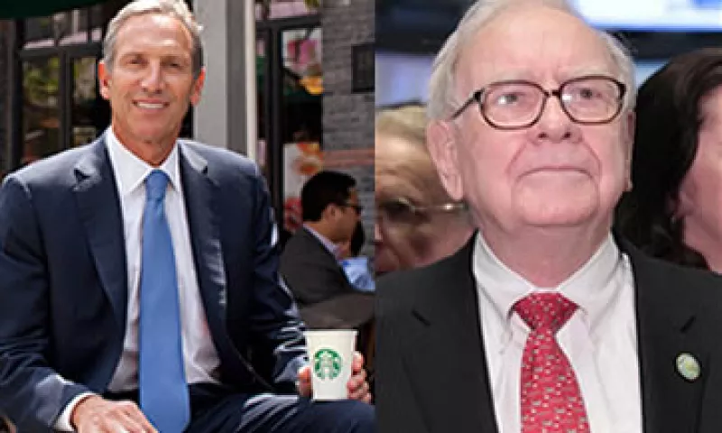 Fortune escogió a Howard Schultz como su personaje de negocios 2011, mientras el público encumbró a Warren Buffett.  (Foto: Especial)