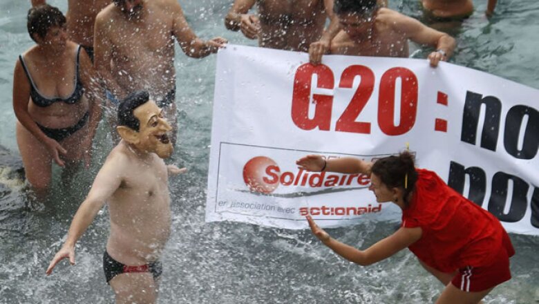 Niza, en el sureste de Francia, ha sido epicentro de varias protestas contra la cumbre en Cannes.