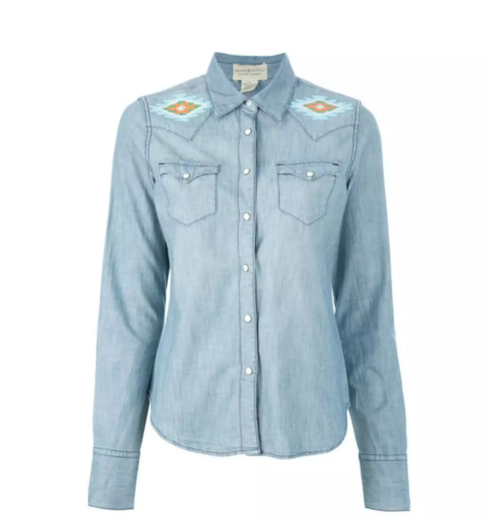 Ralph Lauren apostó por las camisas de denim.