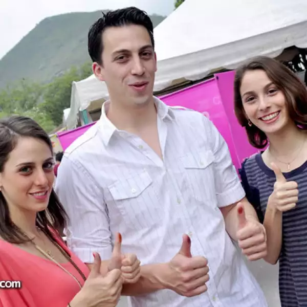 Claudia Fuente,José Diego Fuente e Isabel Fuente