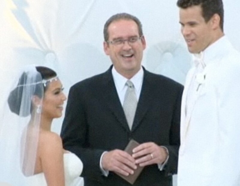 Kim y Kris se comprometieron en mayo de este año.