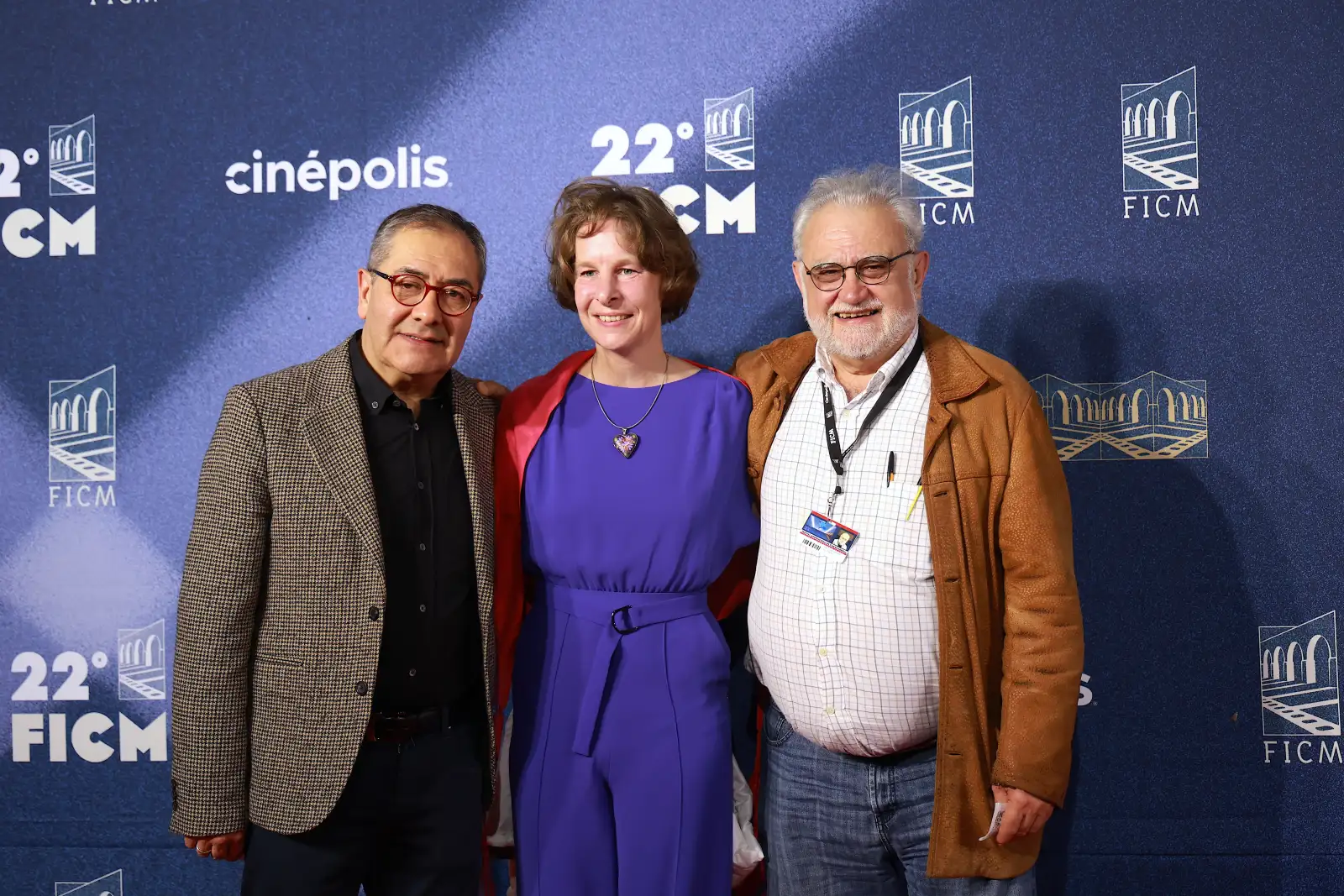 Jorge Ramírez Suárez, Bettina Stern e Iván Trujillo 