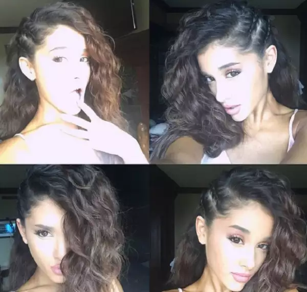 Hace unas semanas, con esta foto Ariana puso fin a los rumores sobre una supuesta calvicie.