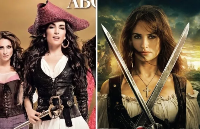 La actriz es la imagen de la nueva campaña de una tienda departamental y lo cierto es que nos recuerda mucho a Penélope Cruz en `Piratas del Caribe´.