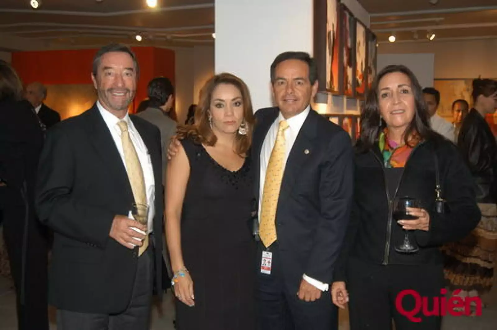 Víctor Barreiro, Isabel Goñol, Daniel Goñol, Gabriel Antillón