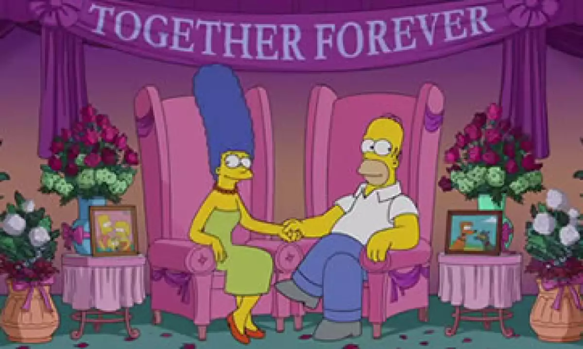Homero y Marge despejaron los rumores sobre su presunta separación. (Foto: YouTube/AnimationDomination )