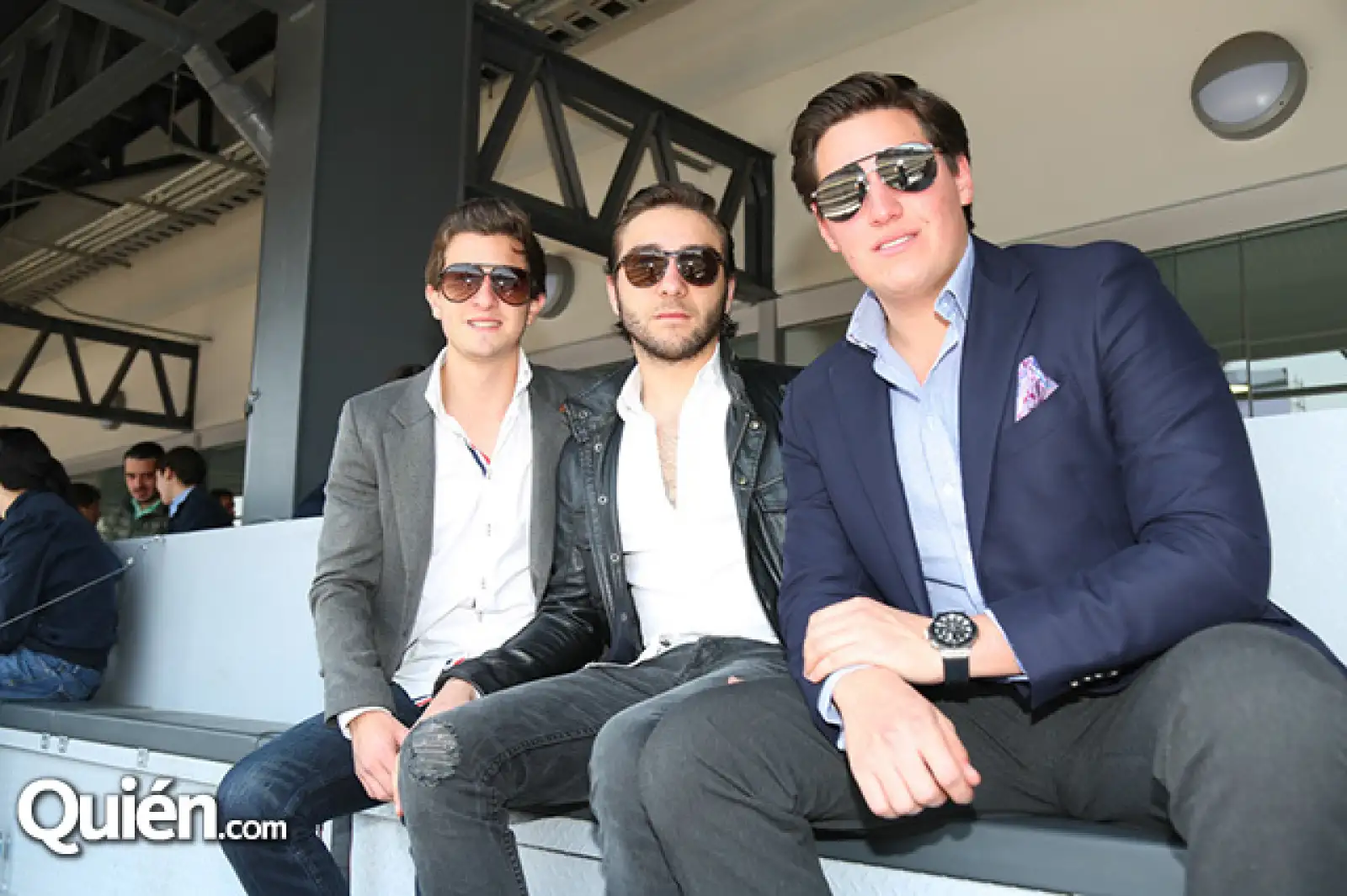 Andrés Lara, Guillermo Junquera y Mauricio Junquera