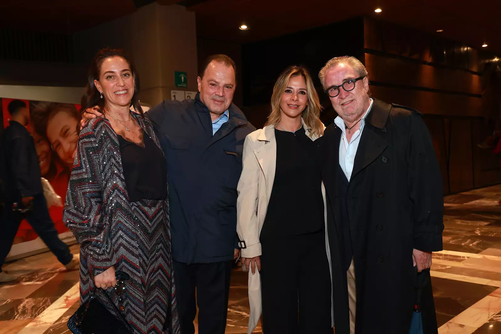 Fabiola y Federico de la Madrid con Viviana Hernández y Nacho S