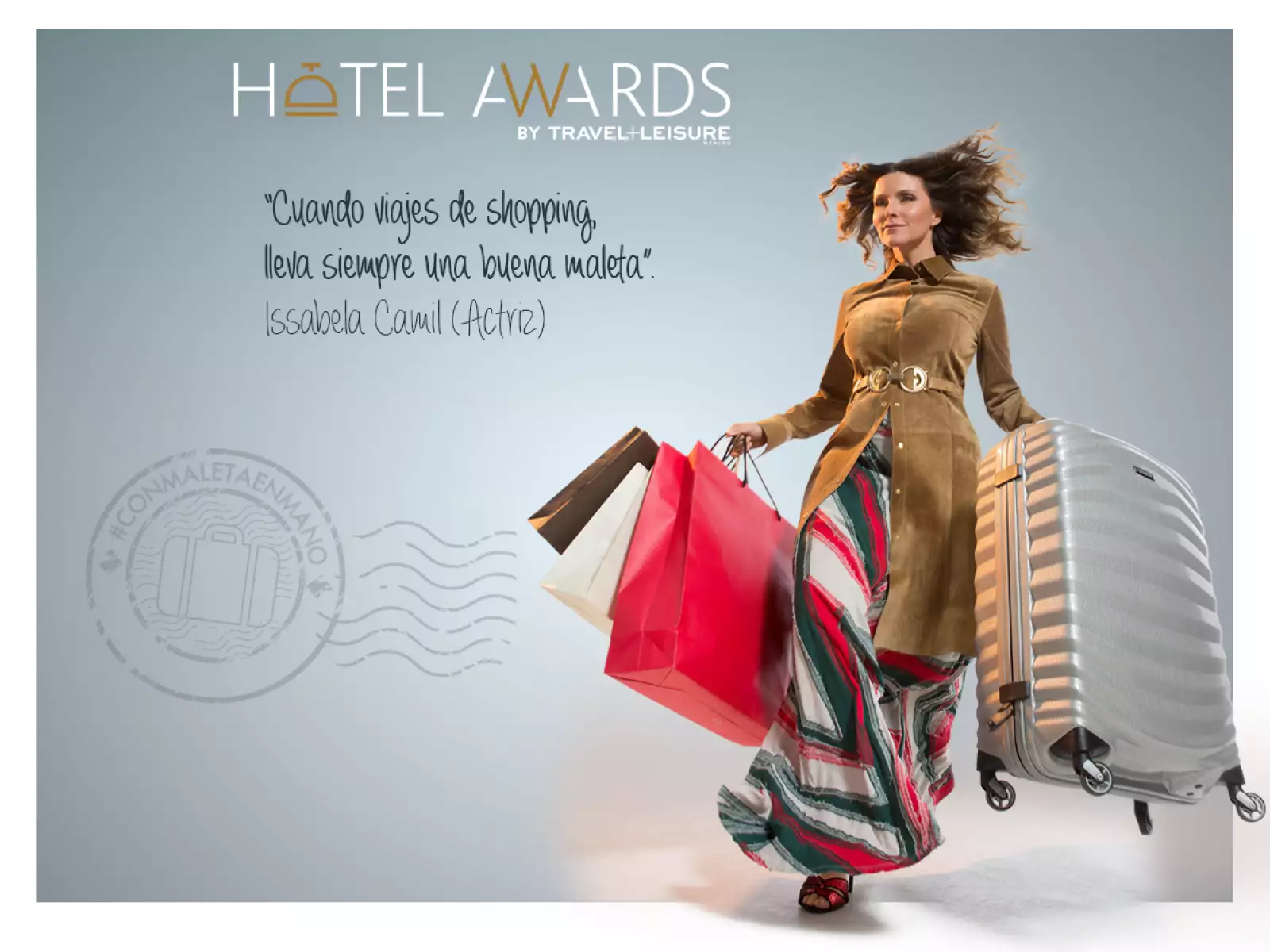 Issabela Camil, una de las actrices mejor vestidas del país. #ConMaletaEnMano
