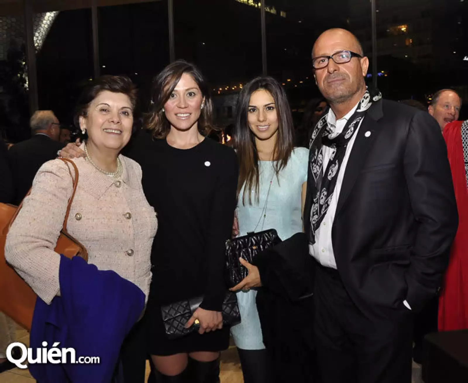 Sari Bermúdez. Rosario Arnaud,Alexandra Morris y Rafael Berry