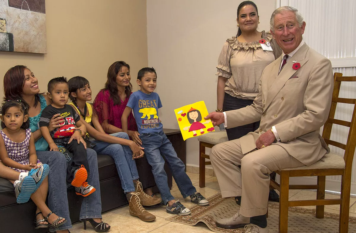 Carlos y Camila visitaron México en noviembre de 2014