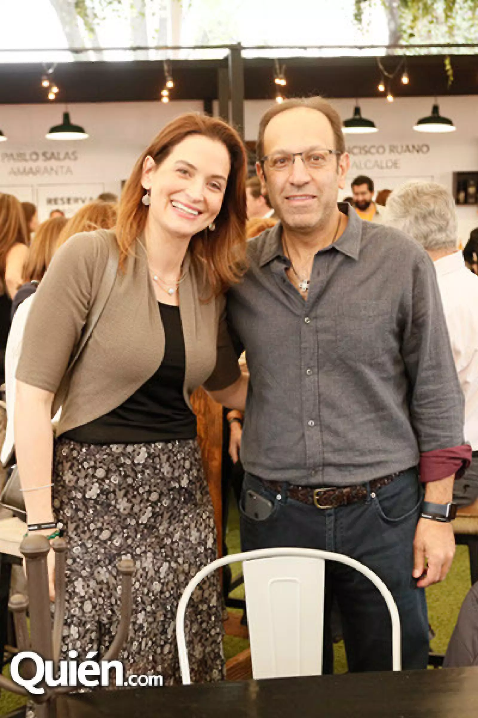 Ximena Serrano y Marco Antonio Slim