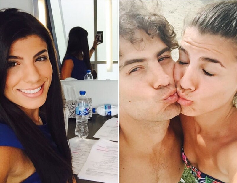 Deportista y enamorada, Andrea Carreiro conquistó el corazón de Alex Sirvent.