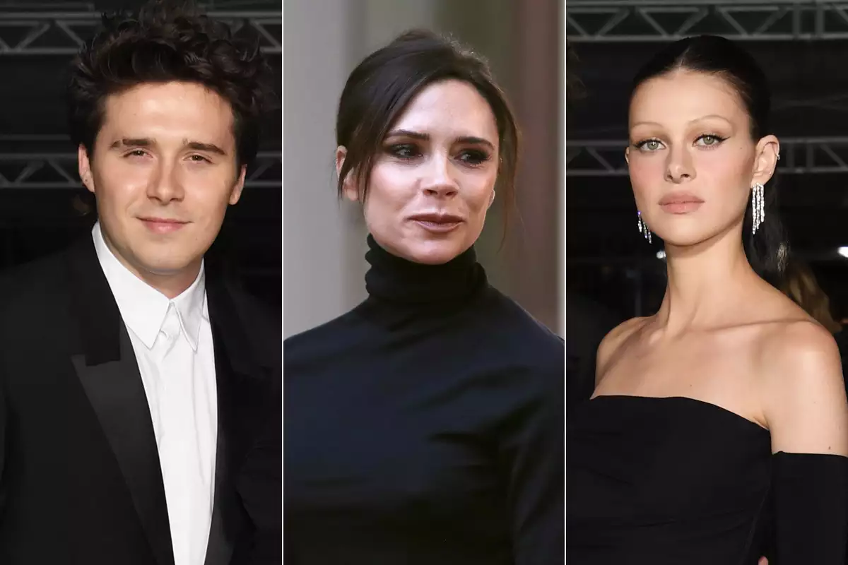 Brooklyn Beckham, Victoria Beckham y Nicola Peltz