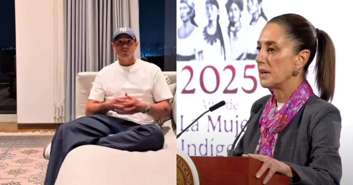 Claudia Sheinbaum responde a declaraciones del Chicharito: "Es muy machista" 