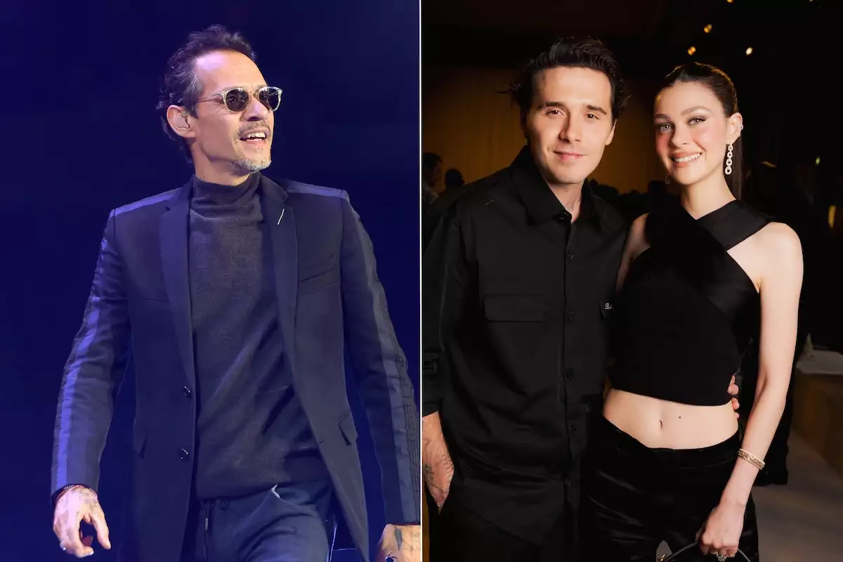 Imagen de Marc Anthony y Brooklyn Beckham y Nicola Peltz