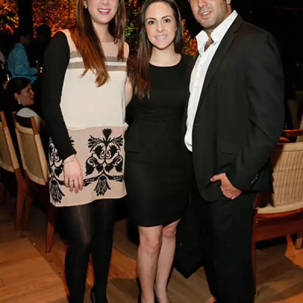 Fernanda Espinoza, Mariela Moreno y  Santiago Campillo