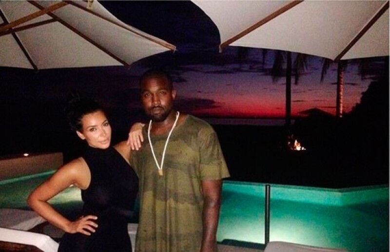 Kim y Kanye disfrutaron de su mini vacación en Punta Mita.