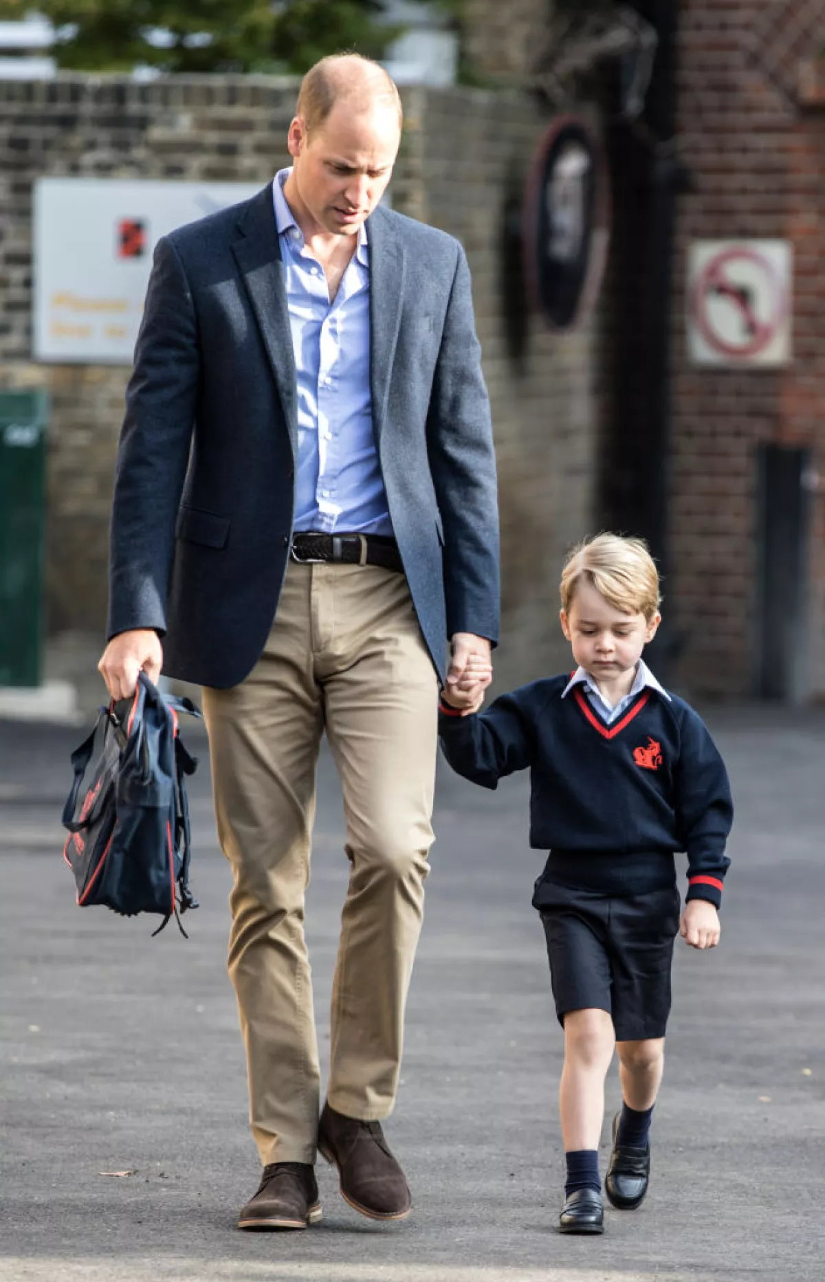 Príncipe William y príncipe George