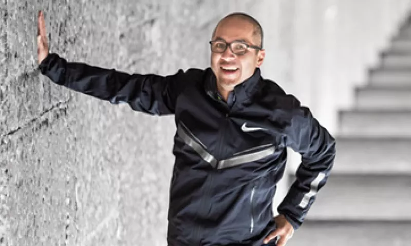 Luis Godínez apostó por innovar la forma en la que los consumidores se prueban unos tenis. (Foto: Duilio Rodríguez y Jesús Almazán )