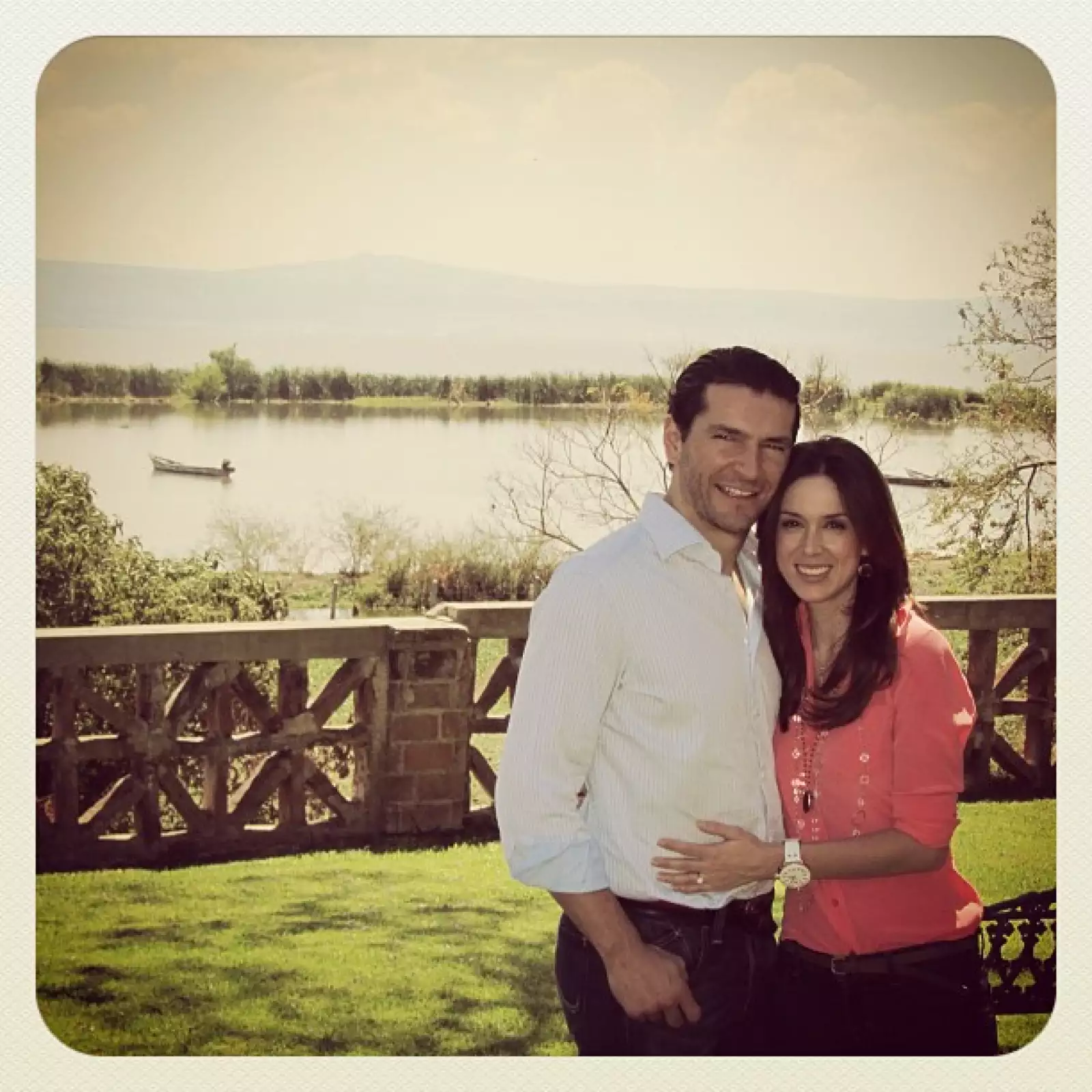 Esta es una de las primeras imágenes que la pareja compartió en sus redes sociales.