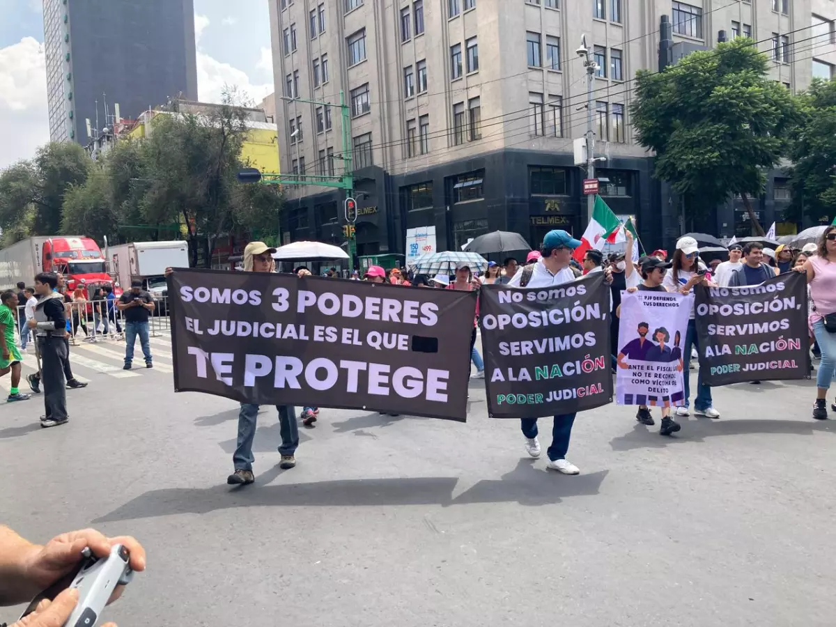 Trabajadores del Poder Judicial se manifiestan