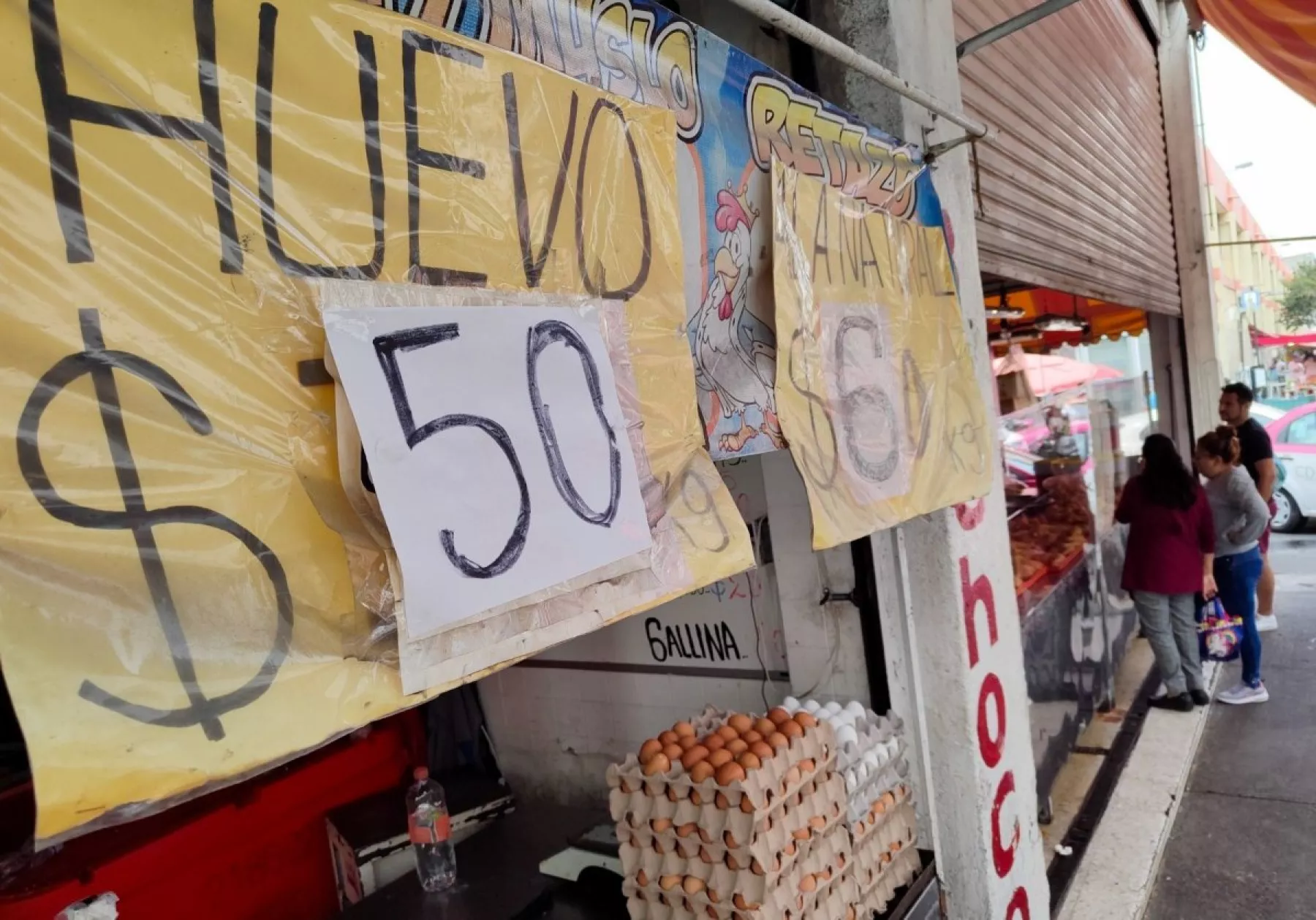 El precio del kilo de huevo en México ronda los 50 pesos