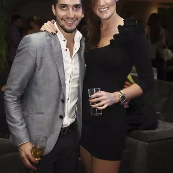 Juan Carlos Díaz y Antonella Gerini