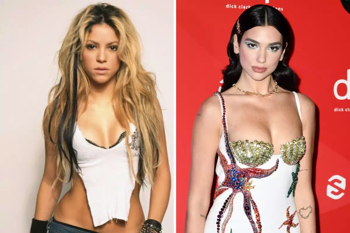 Shakira y Dua Lipa