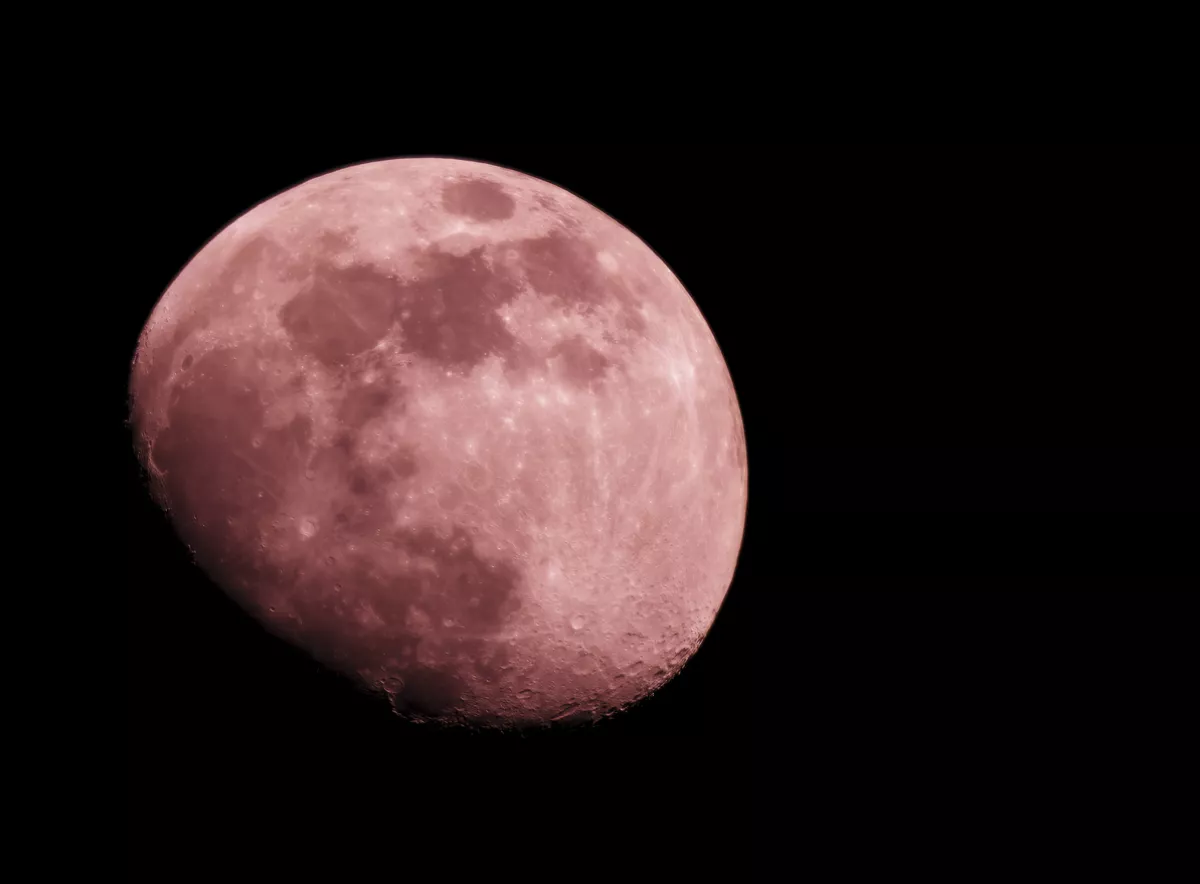 super luna llena de fresa