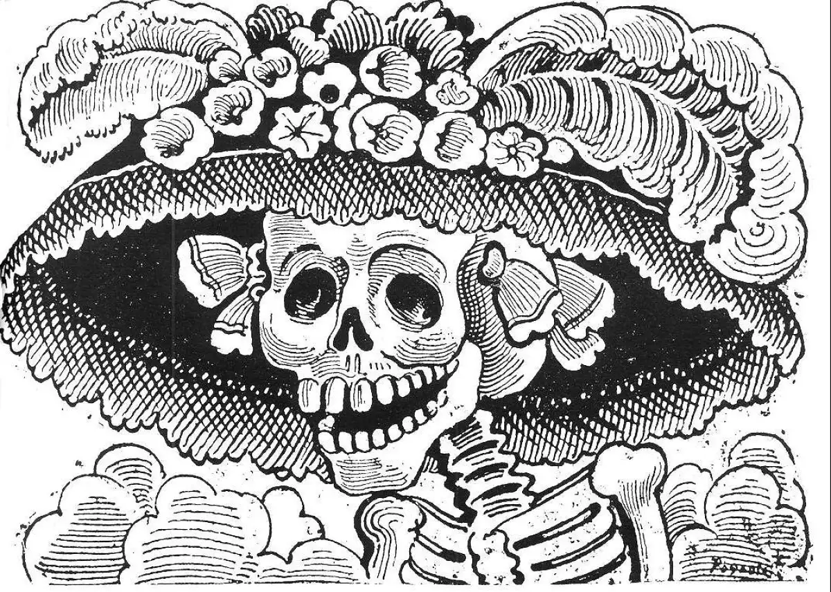 La Catrina, un icono de la celebración del Día de Muertos