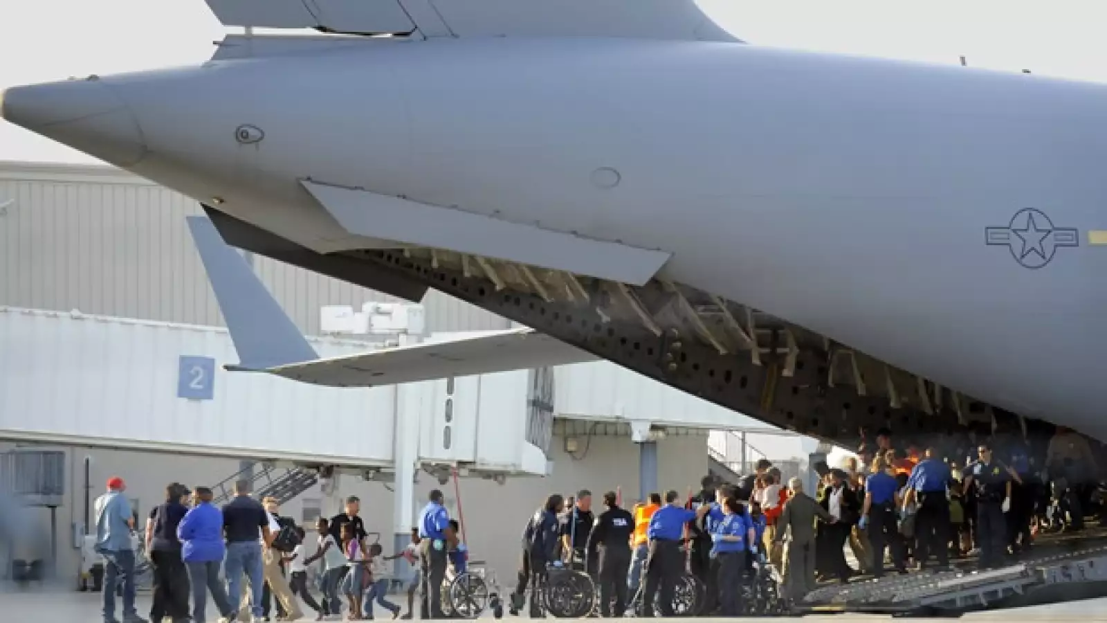 Haití - niños llegan a Miami