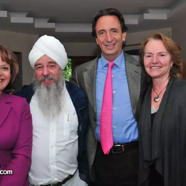 Martha Delgado,Jai Harisingh,Michel Domit y Vicky Gurza