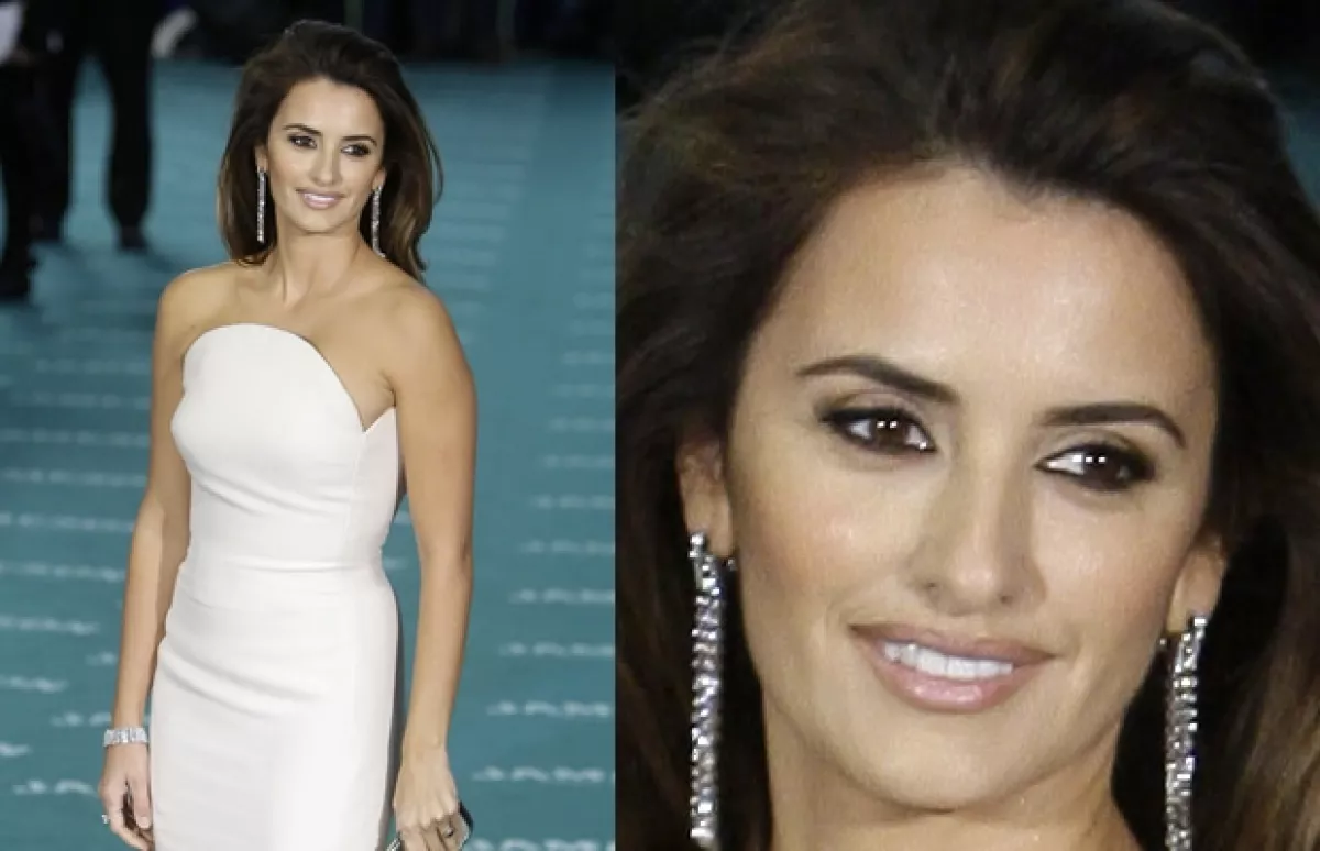 Penélope Cruz está nominada a un Oscar. Aquí durante la alfombra verde de los premios españoles Goya.