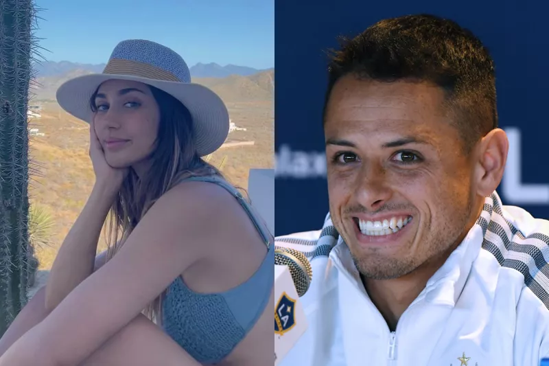 Nicole McPherson y Chicharito Hernández
