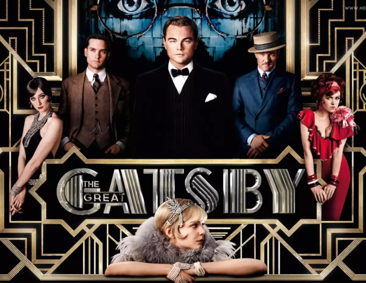 Uno de los posters de la más reciente versión de The Great Gatsby