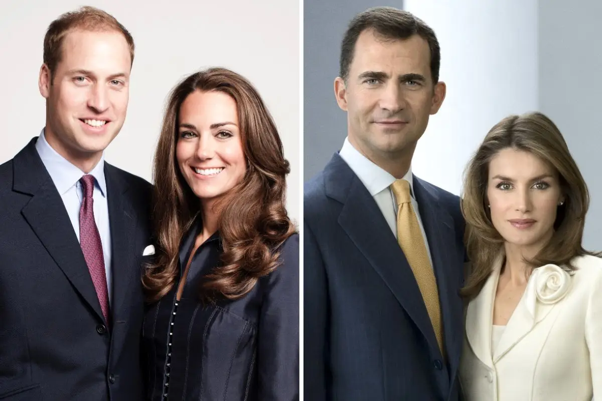 William y Kate y Felipe y Letizia