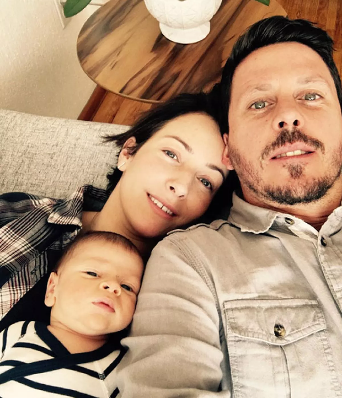 La directora y su pareja, Teo de María, disfrutaron de unas vacaciones en una playa mexicana.