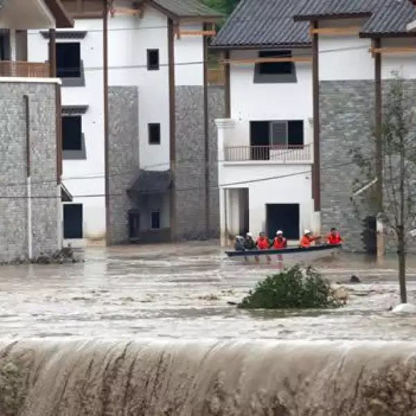 Aguas torrenciales arrasan todo en China