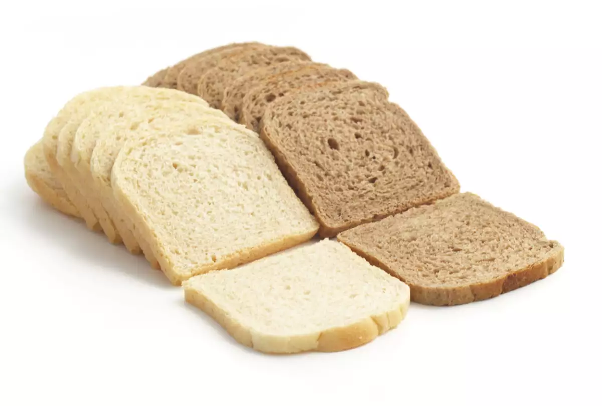 pan blanco y pan integral