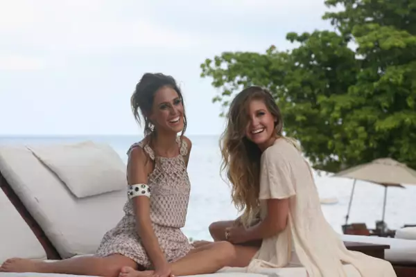 Alejandra Begún fue una de las más divertidas. Aquí, en compañía de Natasha Dupeyron.