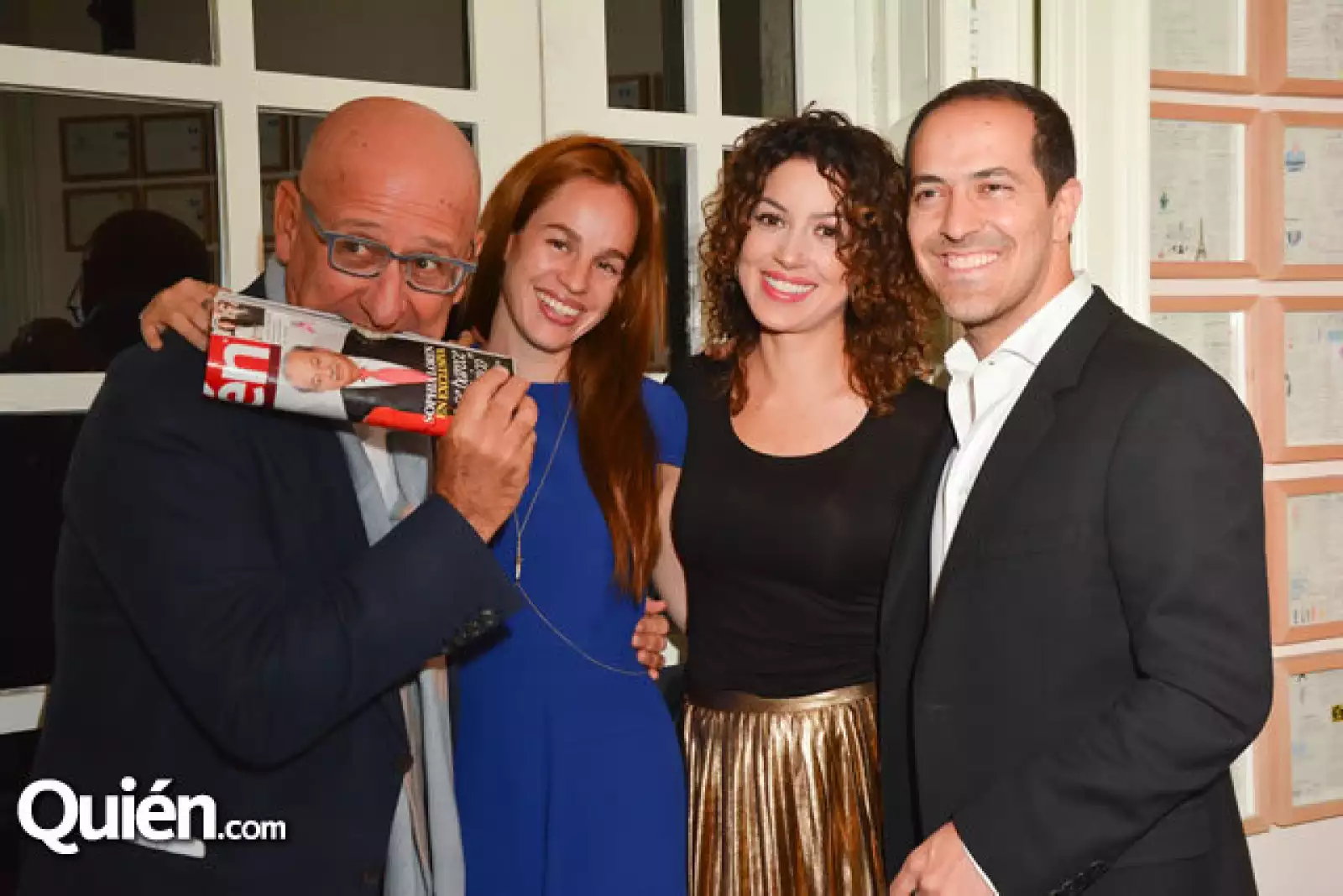 Andrea Panconesi,Daniela Villegas,Fernanda Hernández y Sami Hayek