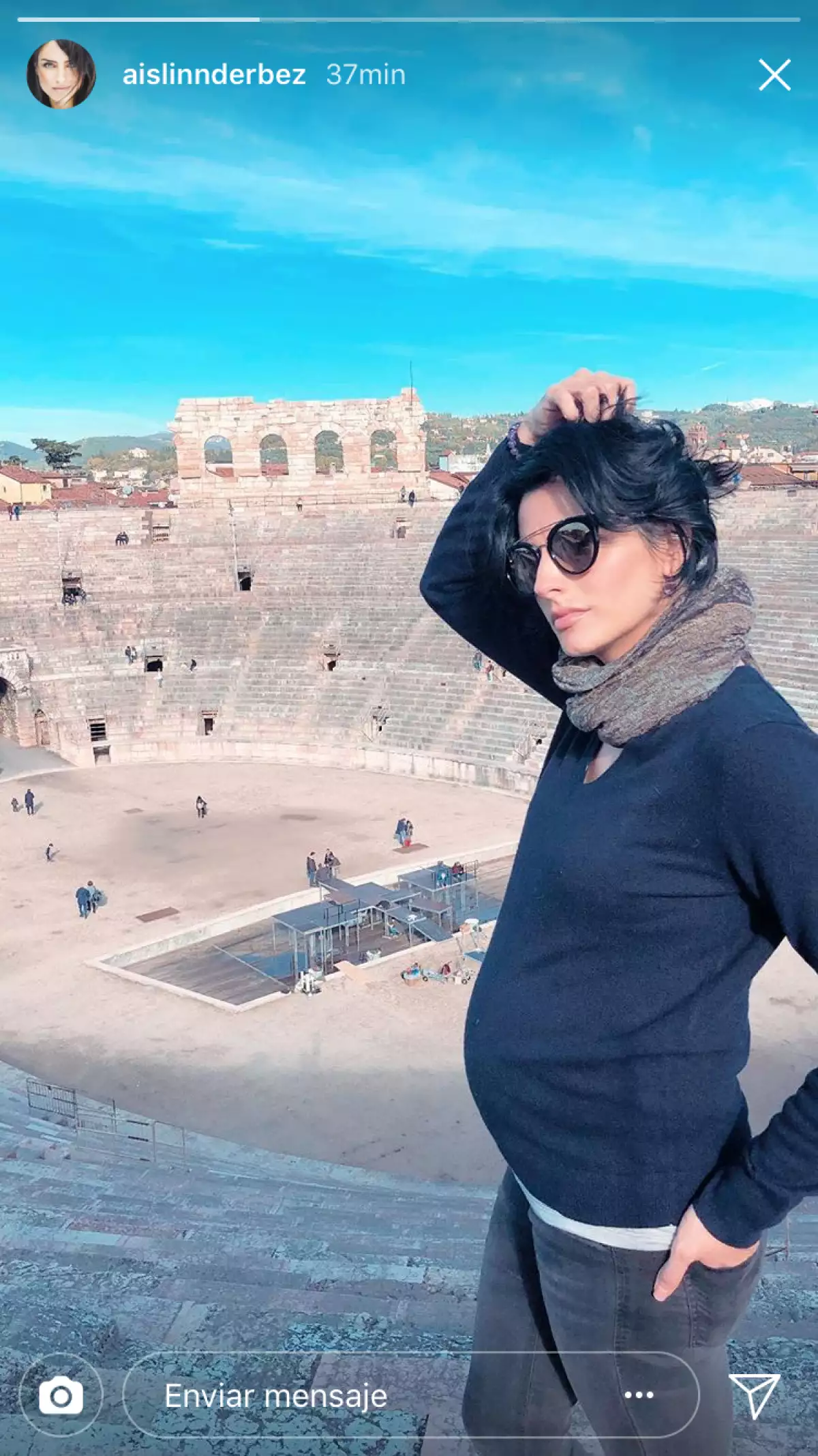 Aislinn Derbez y Mauricio Ochmann de babymoon.