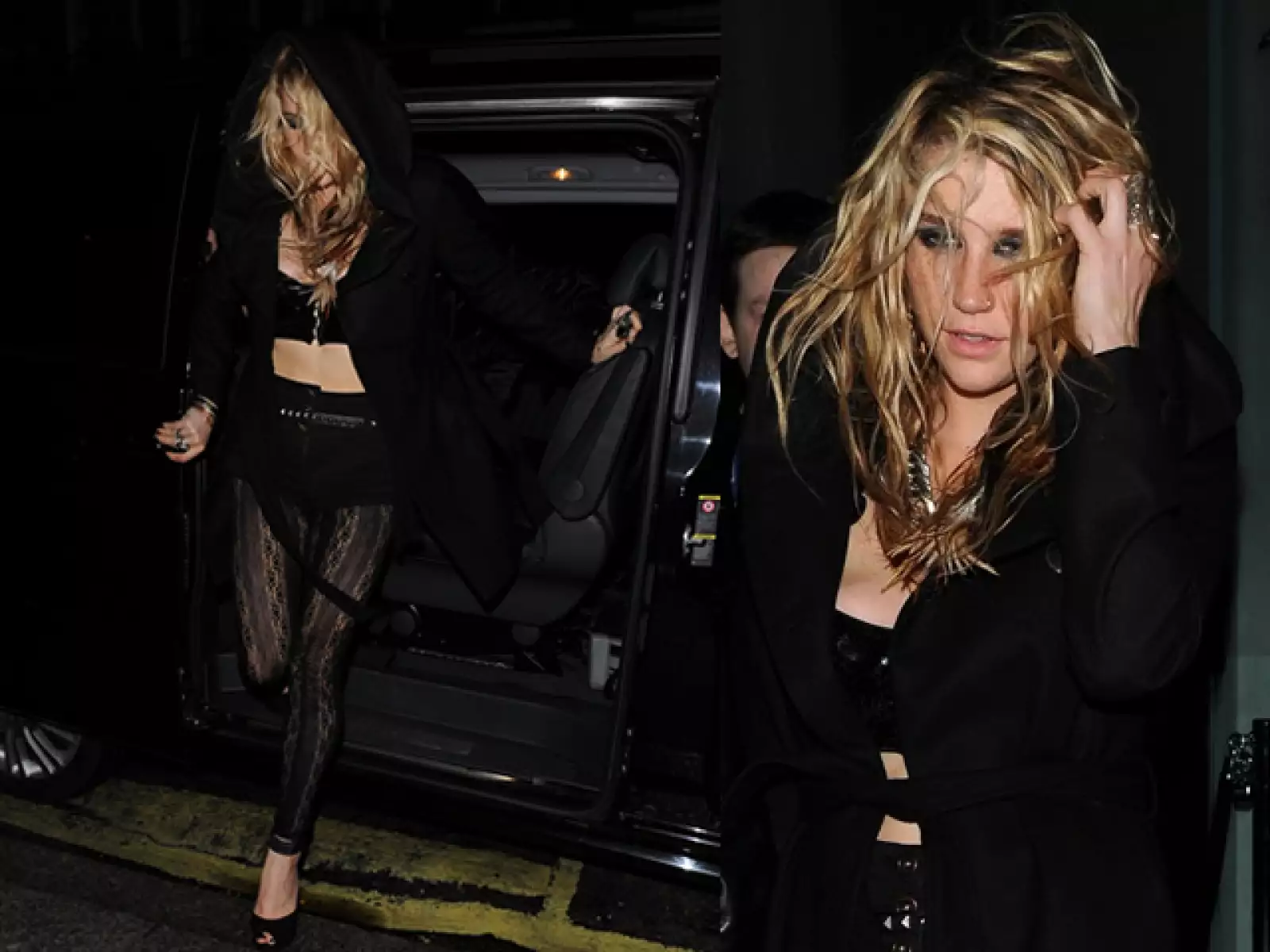 Una vez más la chica estrafalaria llama la atención con la falta de criterio en su vestimenta.