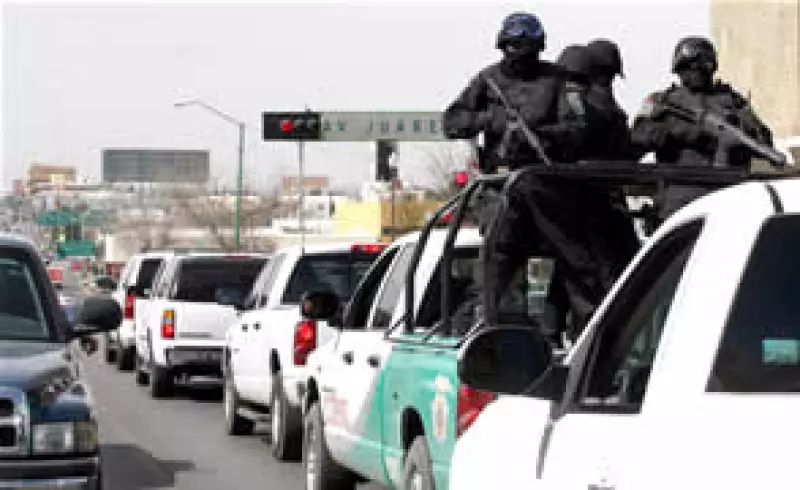 El domingo por la noche, la escolta del gobernador de Chihuahua se enfrentó con sicarios.  (Foto: Notimex)