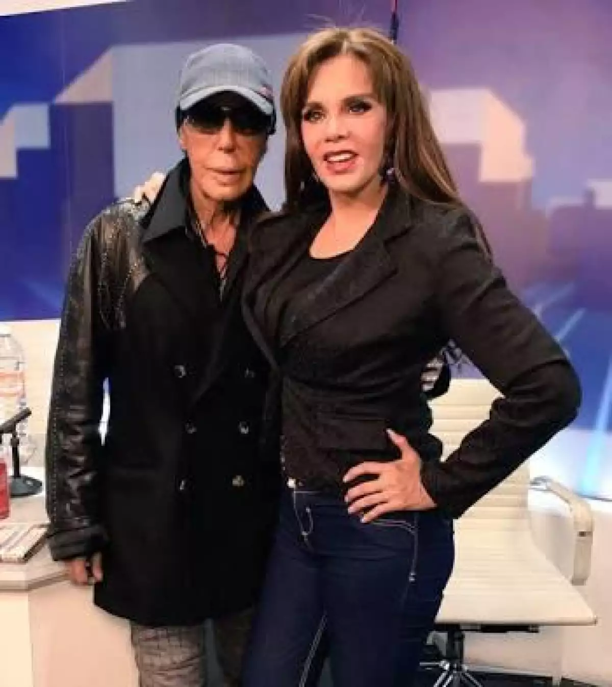 Alfredo Palacios y Lucía Méndez